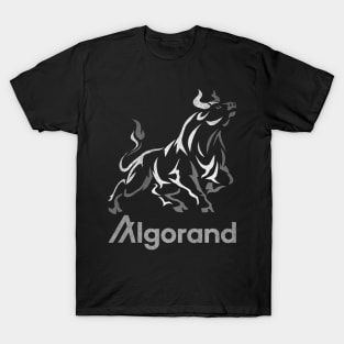 Bull Market Algorand ALGO Coin To The Moon Crypto Token Cryptocurrency Wallet Birthday Gift For Men Women T-Shirt